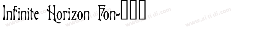 Infinite Horizon Fon字体转换